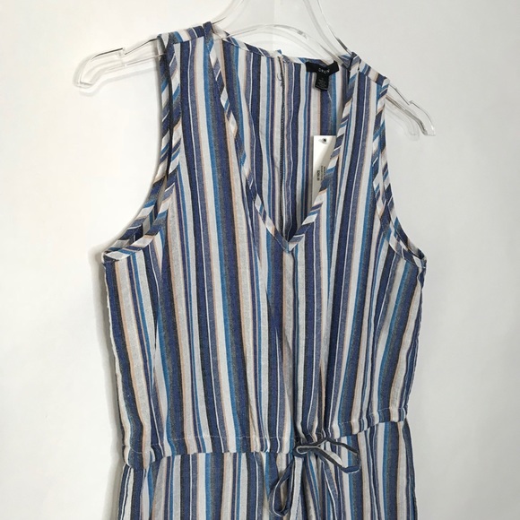 Drew Sleeveless Striped Jumpsuit Size Small NEW - Picture 5 of 9